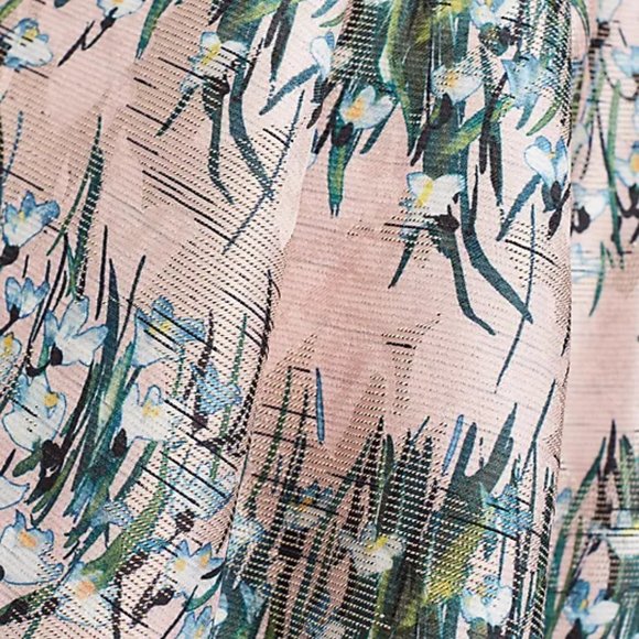 Eva Franco Anthropologie Floral Jacquard Dress - Picture 6 of 8